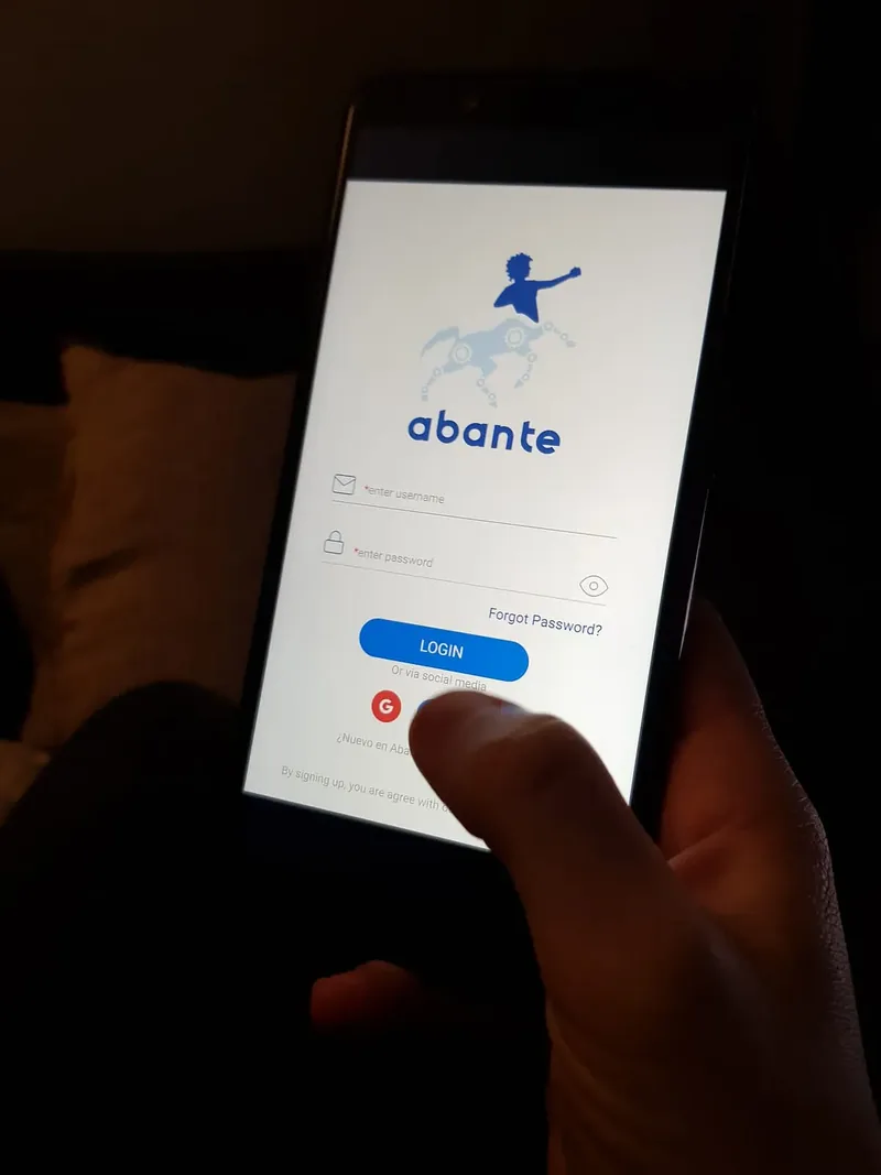 Prototipado de Abante en Figma