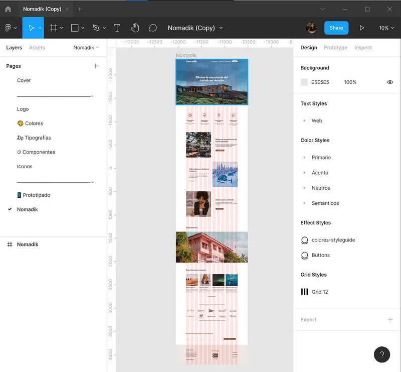 Figma: espacio de trabajo